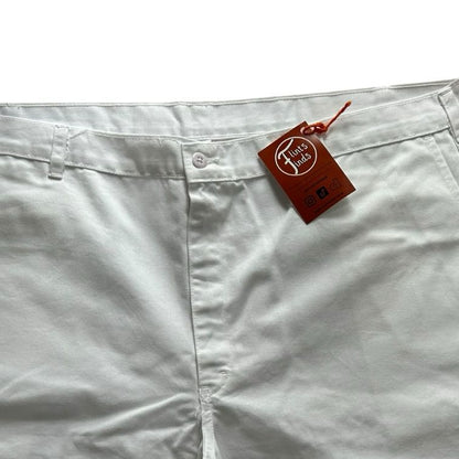 42" Dickies White Long Shorts