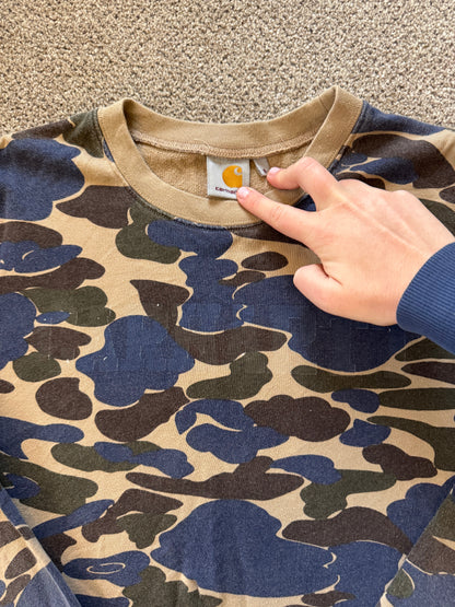 Small Carhartt Camo Sweatshirt
