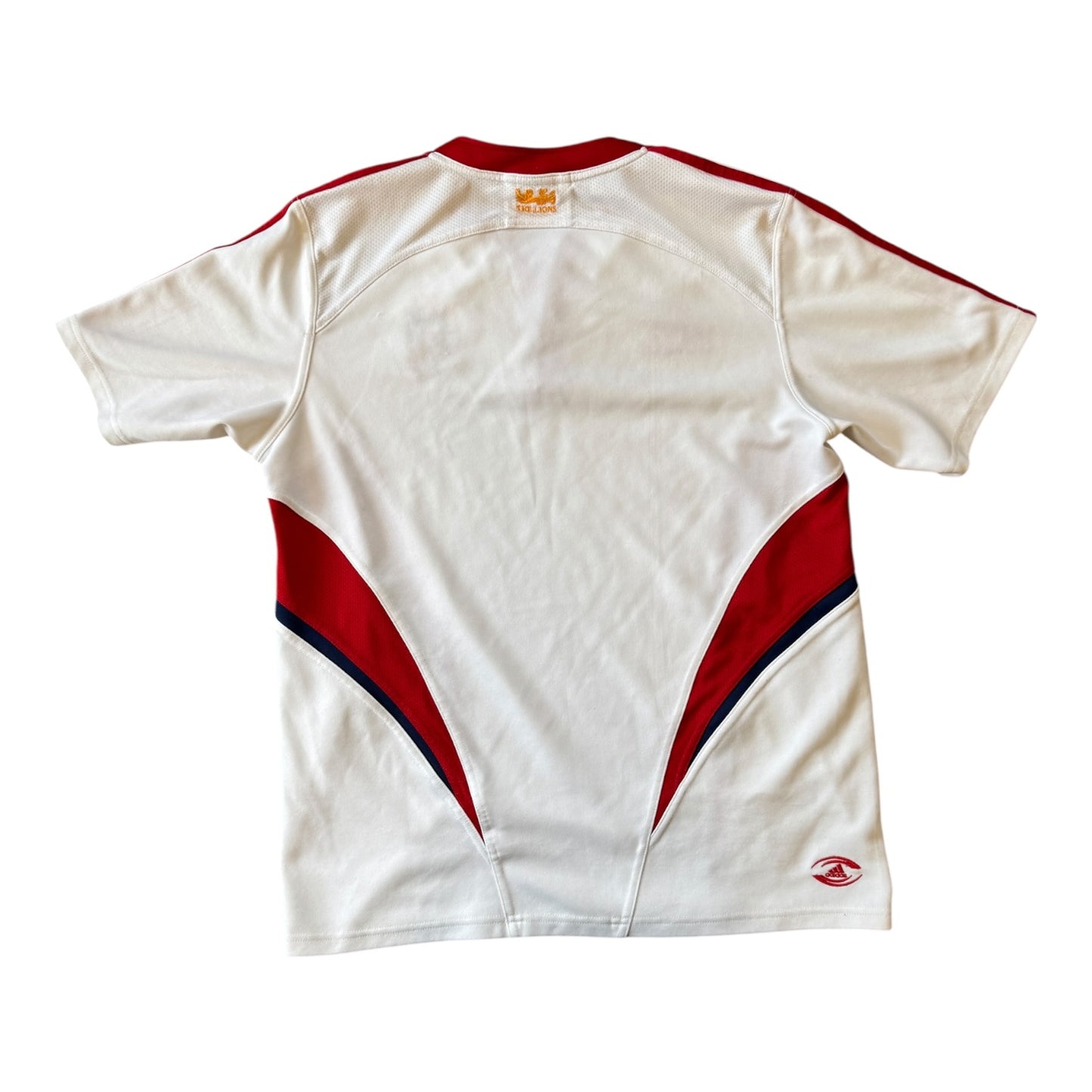 Large Adidas 2009 Lions White Rugby Shirt