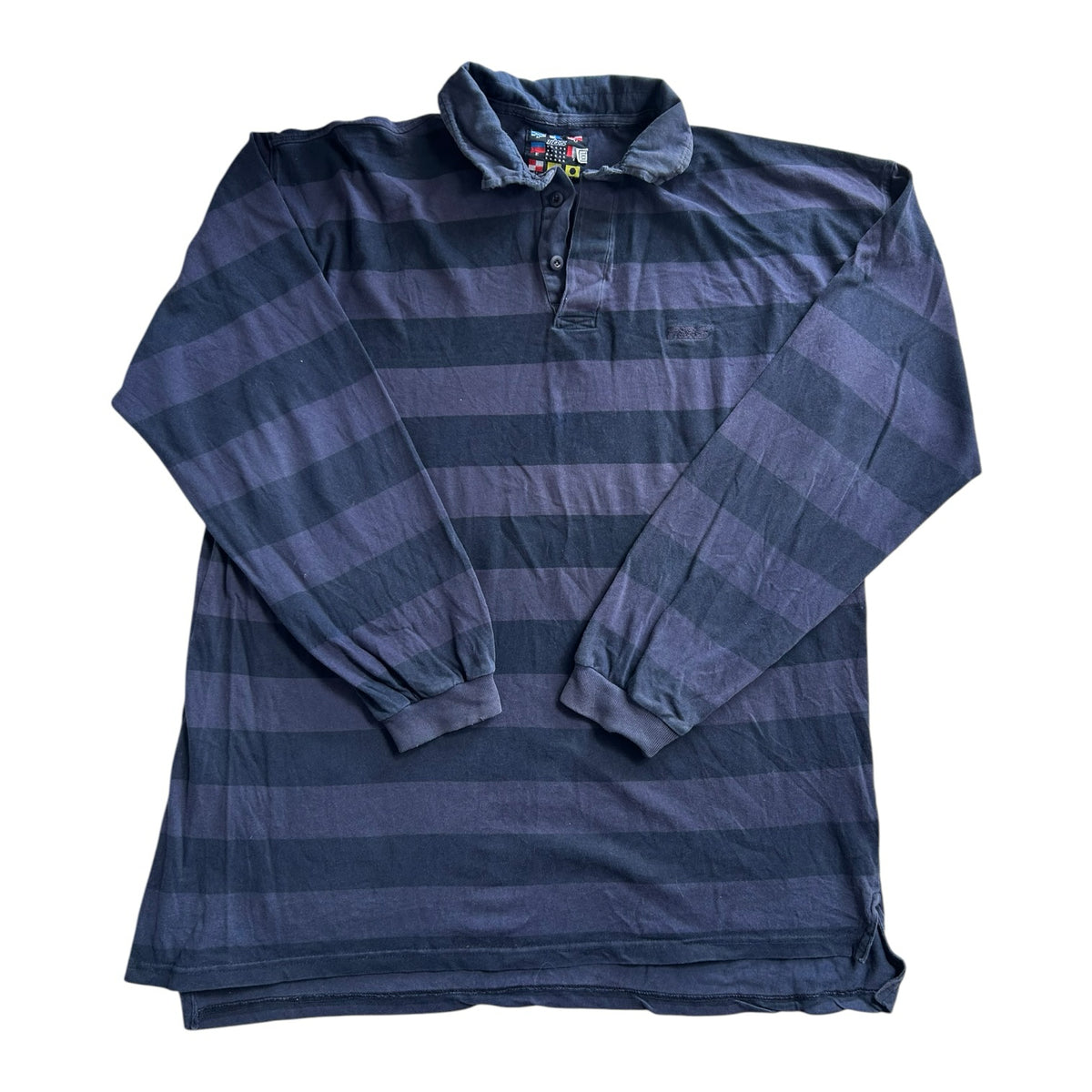 XXL TBS Blue Striped Rugby Shirt