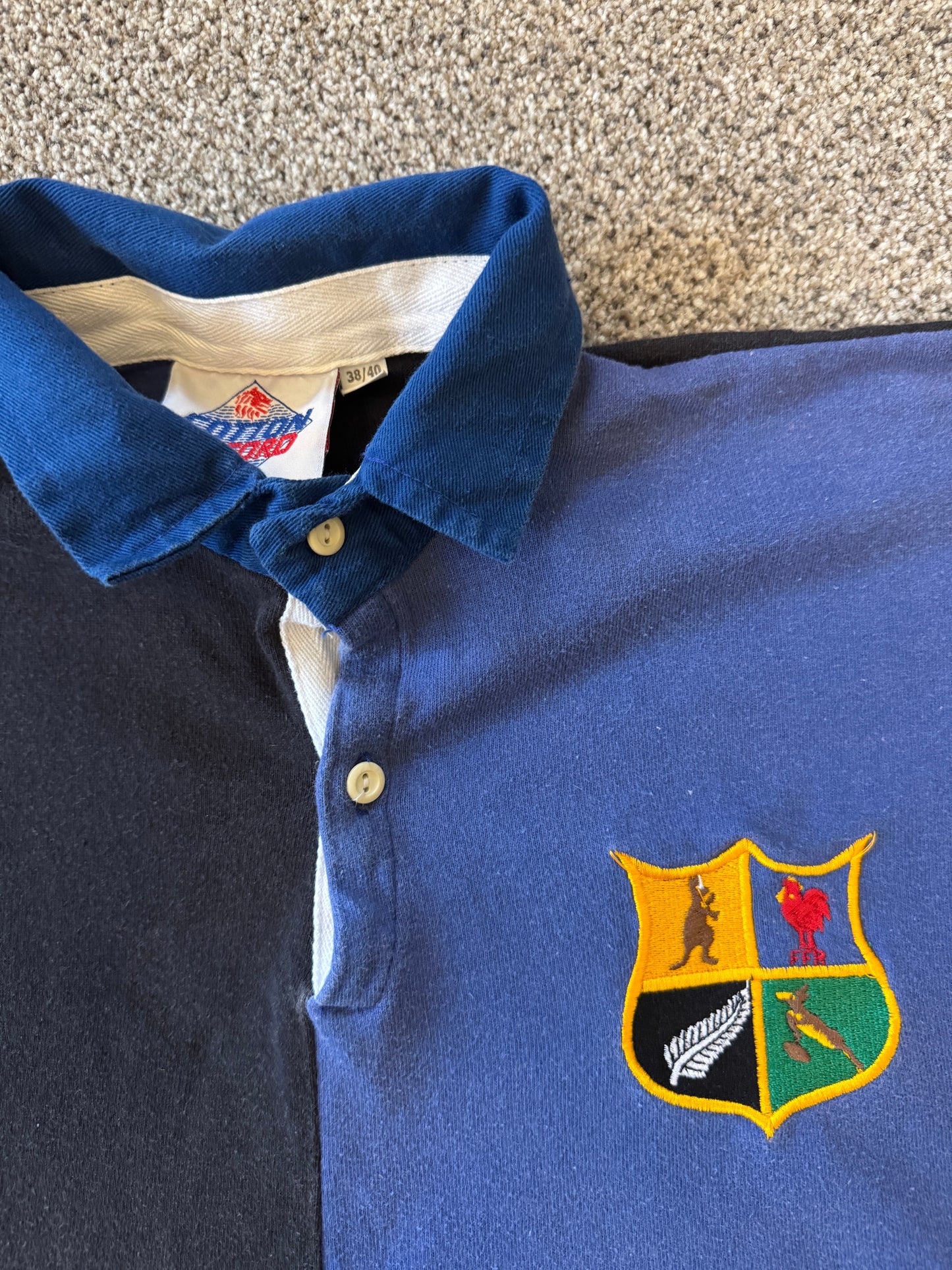 1989 Medium Cotton Oxford Rest of the World Rugby Shirt