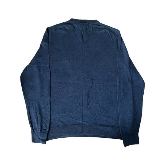 Medium Nautica Navy Blue V-Neck Jumper