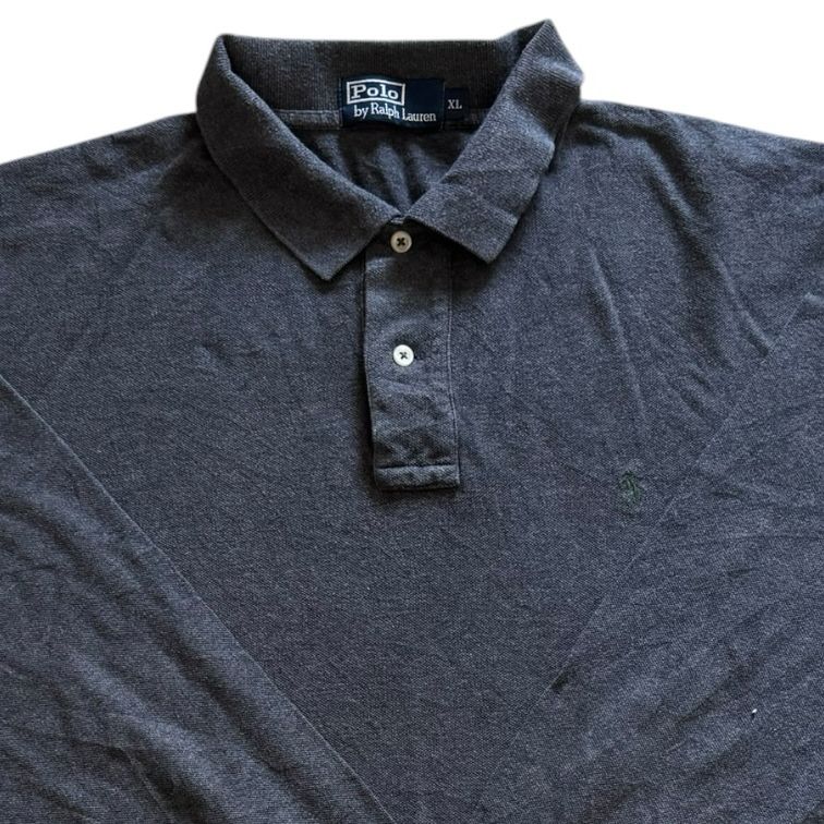 Extra large Ralph Lauren Grey Long Sleeved Polo Shirt