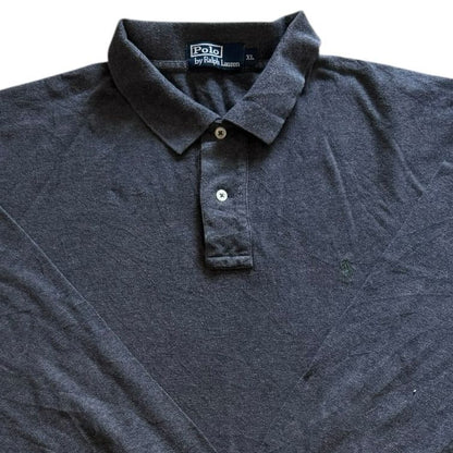 Extra large Ralph Lauren Grey Long Sleeved Polo Shirt