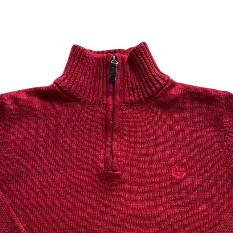 Aged 14-16 Chaps Red 1/4 Zip
