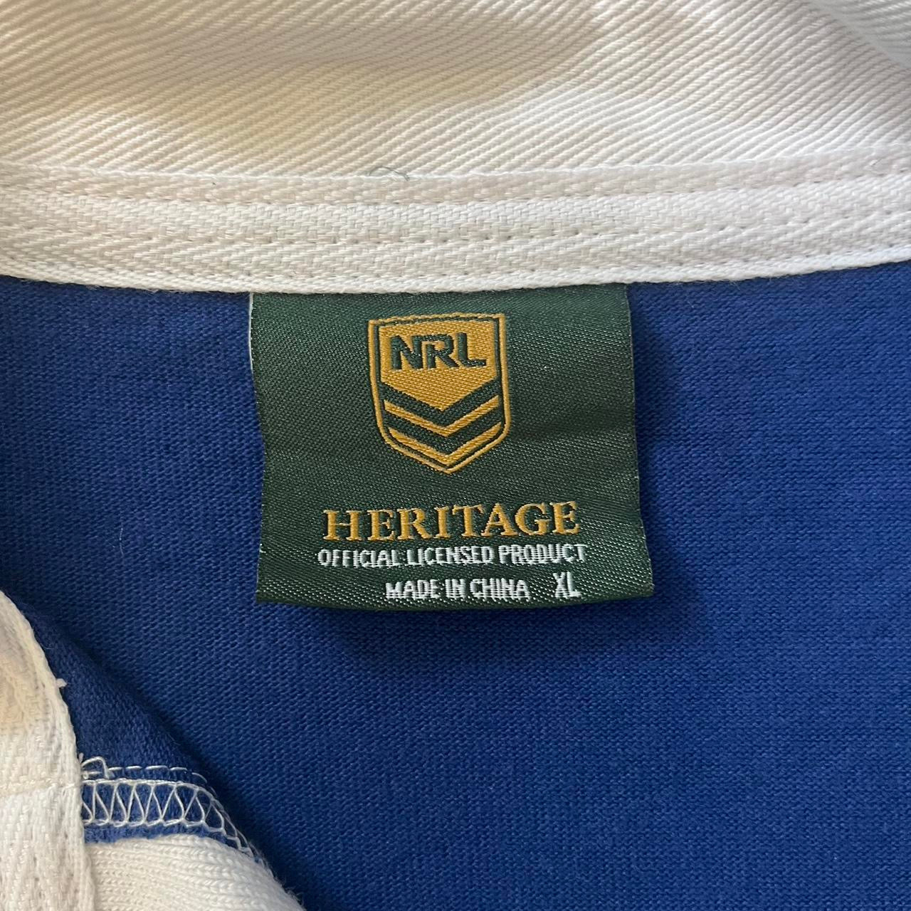 Extra large Heritage Blue Newton Jets NRL Rugby Shirt