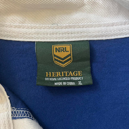 Extra large Heritage Blue Newton Jets NRL Rugby Shirt