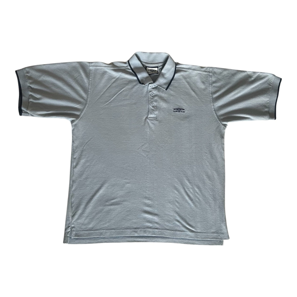 Large Umbro Light Blue Polo Shirt