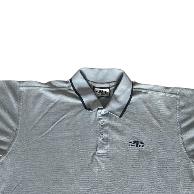 Large Umbro Light Blue Polo Shirt