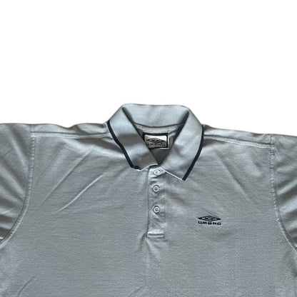 Large Umbro Light Blue Polo Shirt
