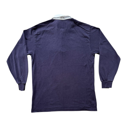 Medium Cotton Traders Navy Oxford University Rugby Shirt