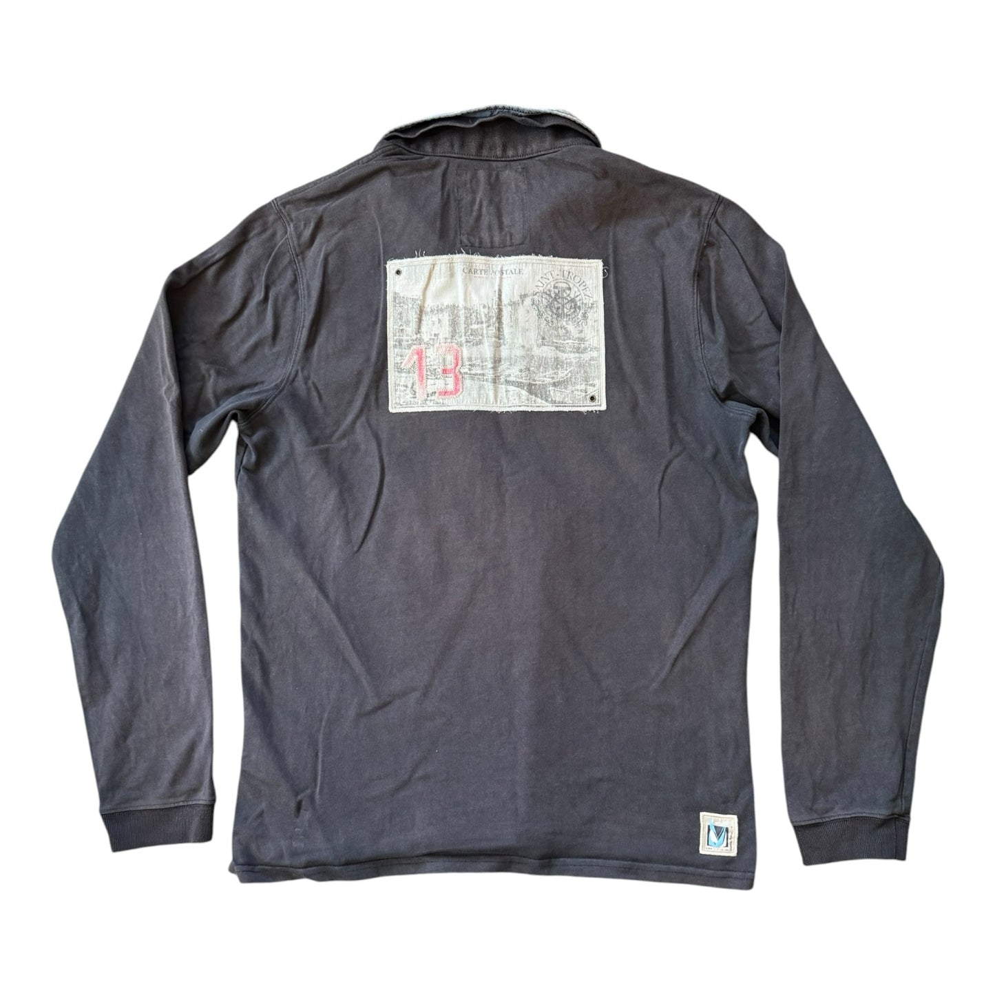 Extra large Kappa Dark Grey St-Tropez Rugby Shirt
