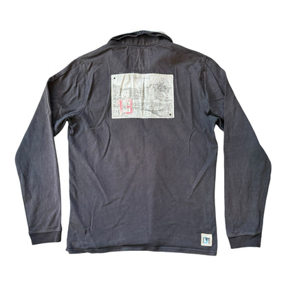 Extra large Kappa Dark Grey St-Tropez Rugby Shirt