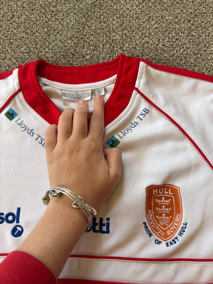 Small Carlotti White Hull Kingston Rovers Rugby Shirt