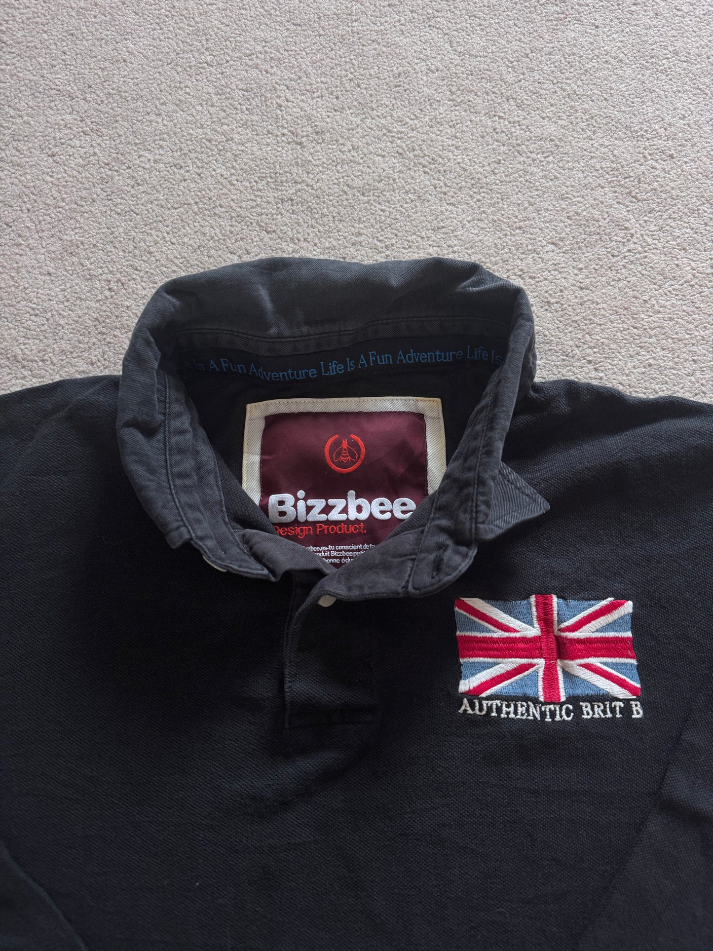 Medium Bizzbee Great Britain Rugby Shirt