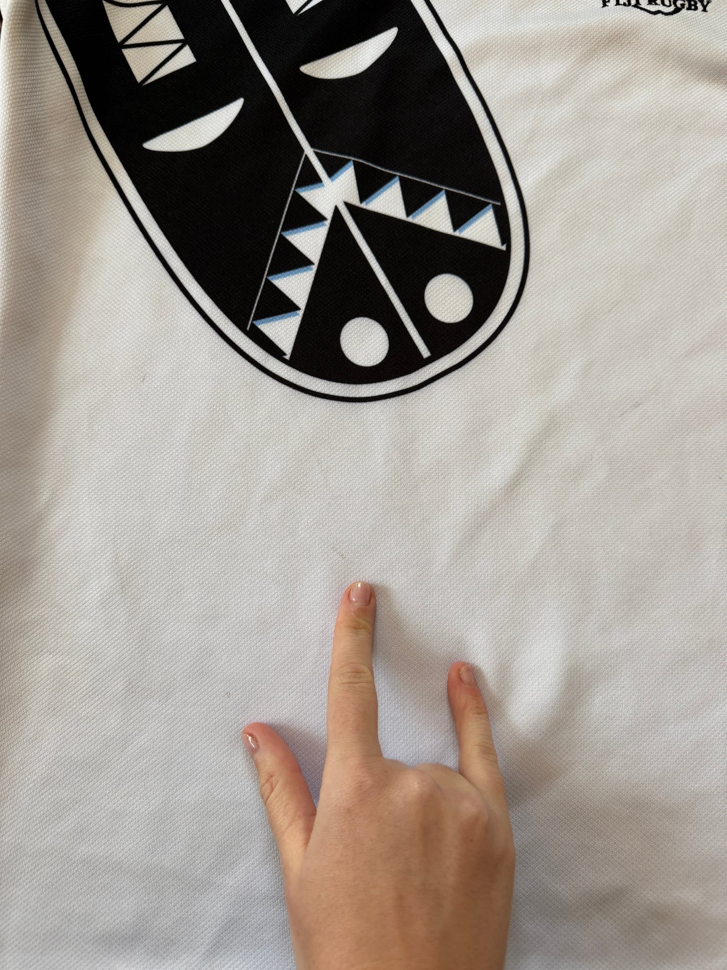 Small Kooga 2010 White Fiji Rugby Shirt