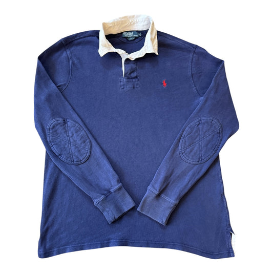 Large Ralph Lauren Navy Rugby Shirt