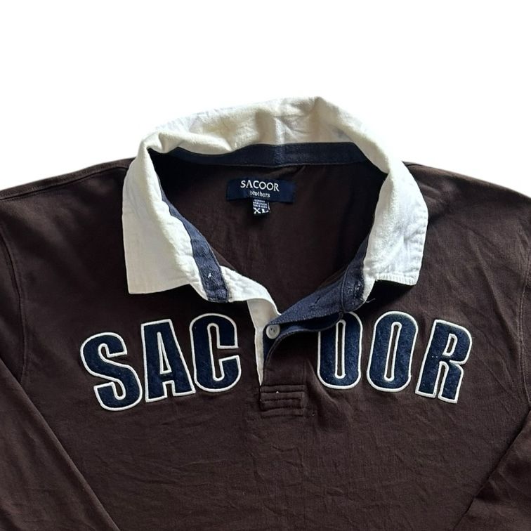 Extra large Saccoor Brown Rugby Shirt