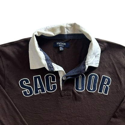 Extra large Saccoor Brown Rugby Shirt