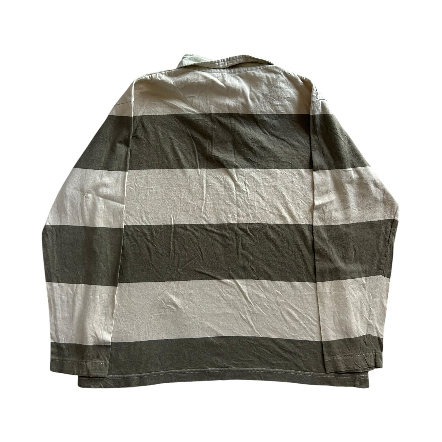Medium Red Code Green Khaki Rugby Shirt