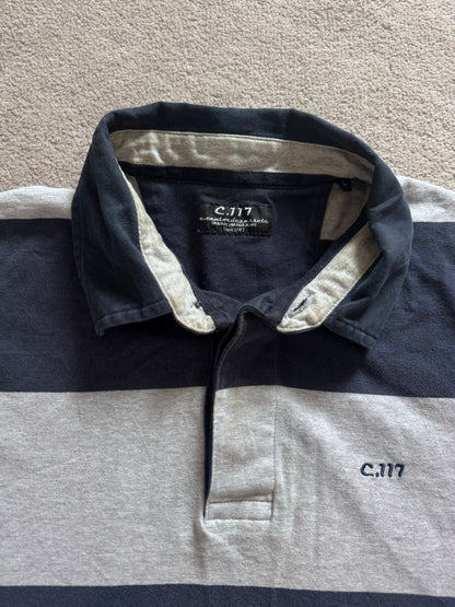 Large C.117 Navy and Grey Rugby Shirt