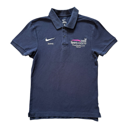 Small Nike Navy Coventry Uni Cheerleading Polo Shirt