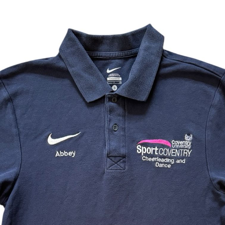Small Nike Navy Coventry Uni Cheerleading Polo Shirt