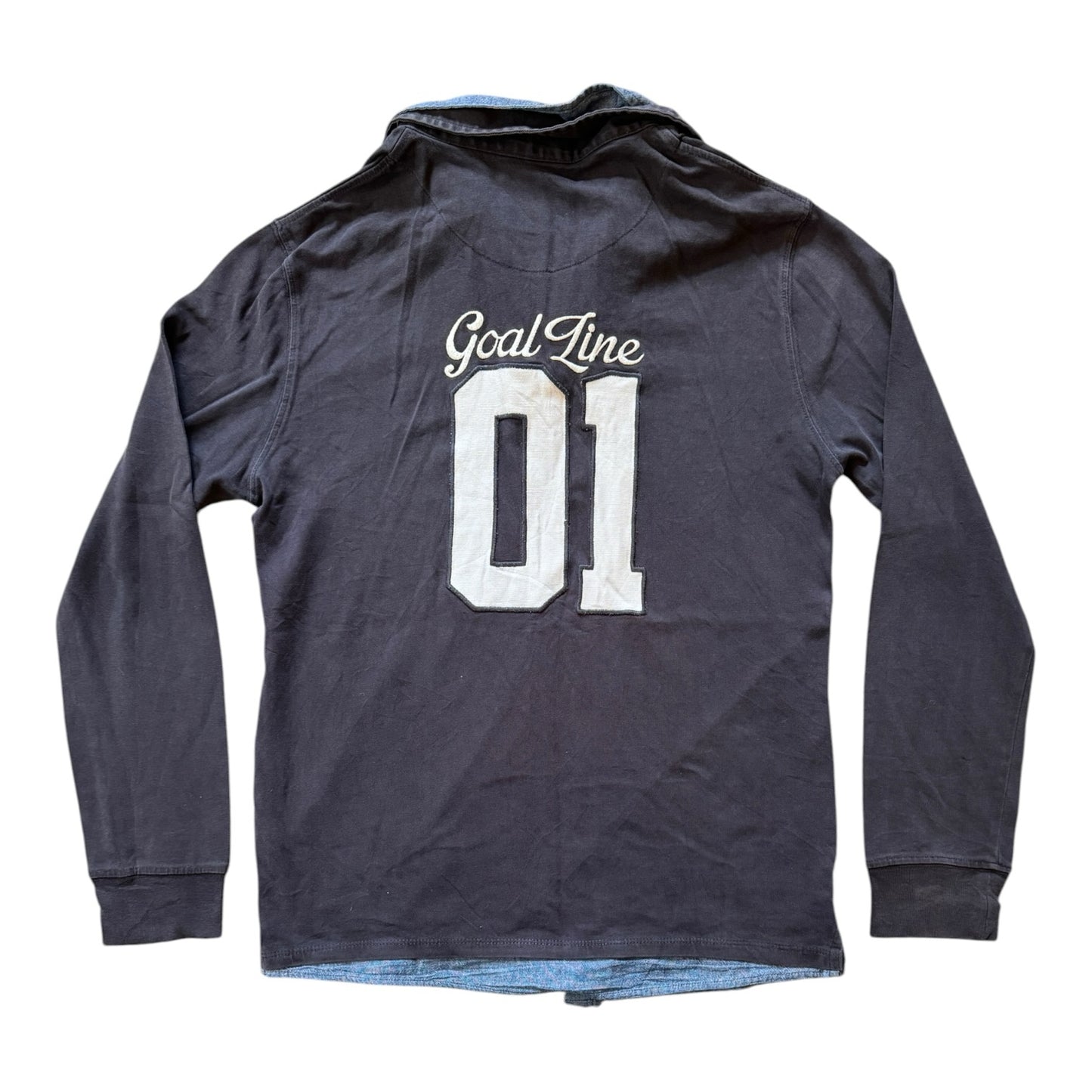 Aged 13-14 Zara Navy and Red Rugby Shirt