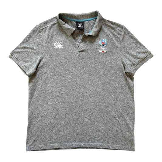 3XL Canterbury Grey Rugby World Cup 2019 Japan Polo Shirt