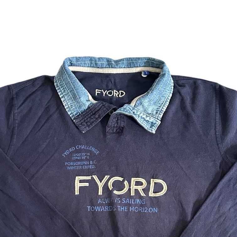 Extra large Fyord Navy Rugby Shirt