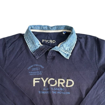 Extra large Fyord Navy Rugby Shirt