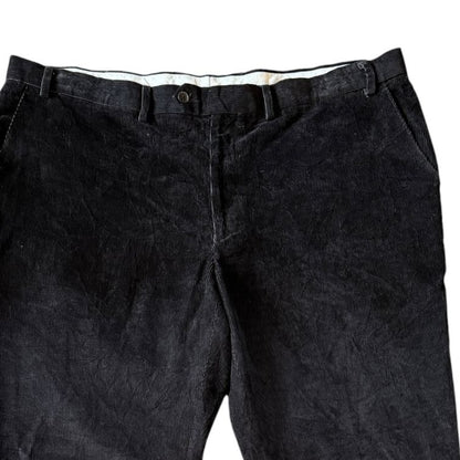 42/30 Ralph Lauren Black Corduroy Trousers