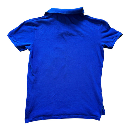 Large Ralph Lauren Blue Horse Graphic Polo Shirt
