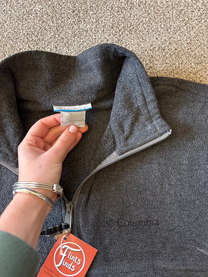 Large Columbia Grey Full Zip Fleece