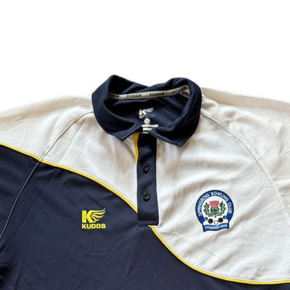 Large Kudos Navy Springboig Bowling Club Polo Shirt