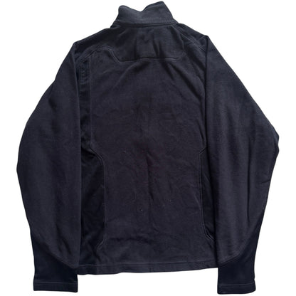 Small Columbia Black 1/4 Zip Fleece