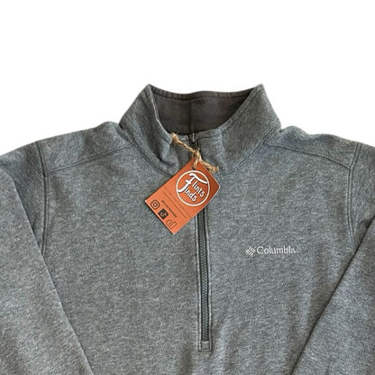 Small Columbia Grey 1/4 Zip Jumper