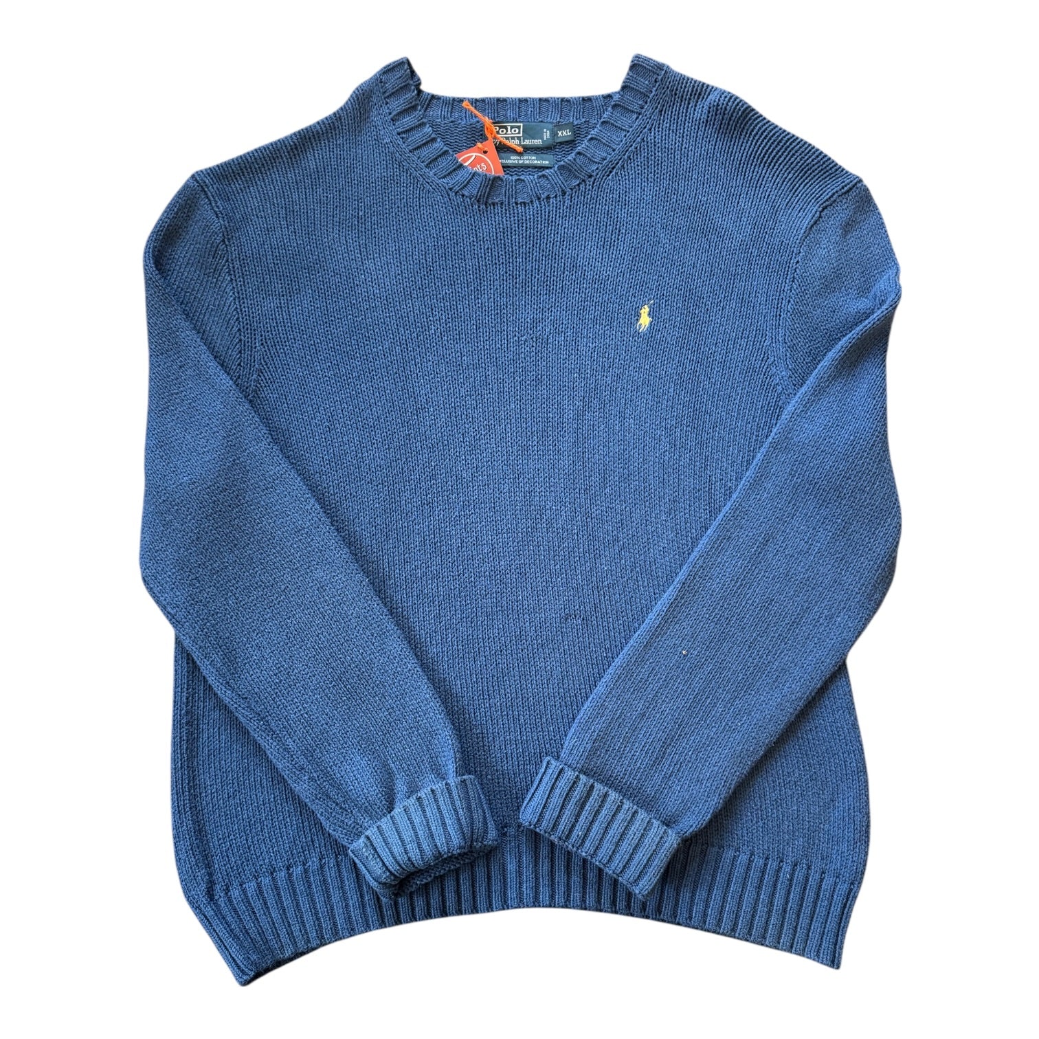 XXL Ralph Lauren Blue Heavy Knitted Jumper