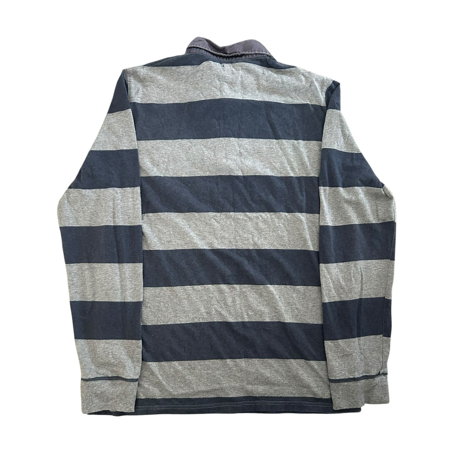 Large Celio Grey and Navy Rugby Shirt