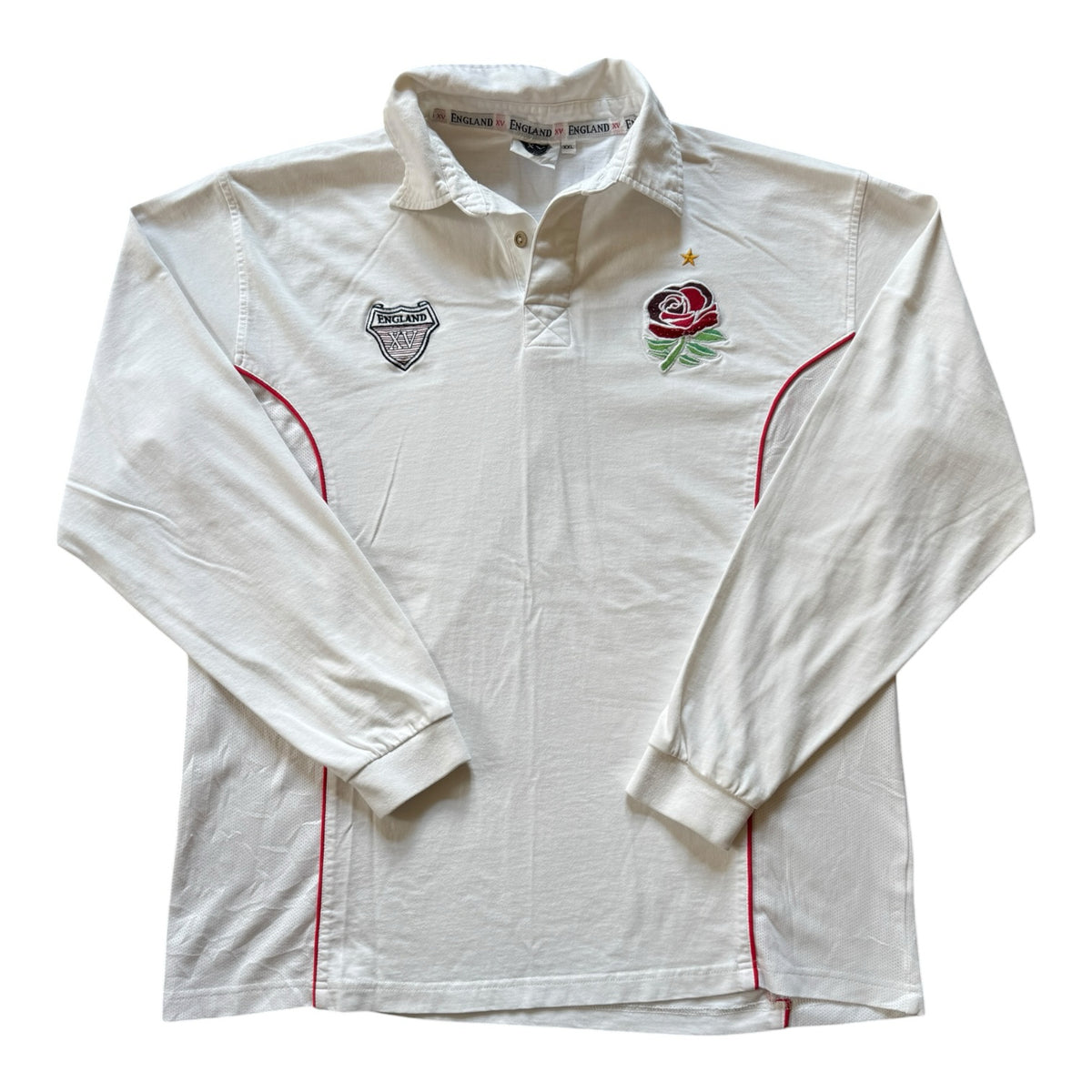 XXL England XV White Rugby Shirt