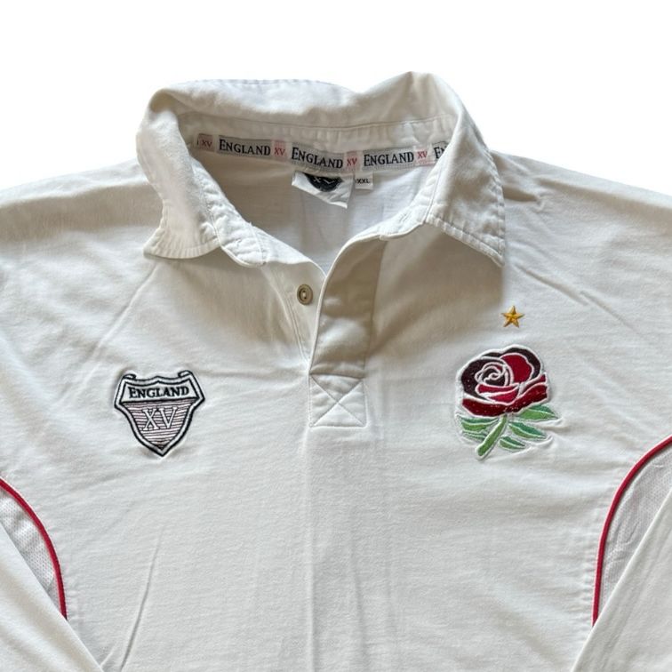 XXL England XV White Rugby Shirt