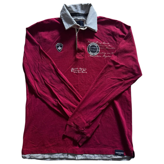 Large Jean Cartier Red Rugby Shirt