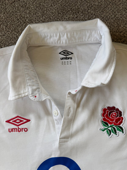 4XL Umbro White England Rugby Shirt