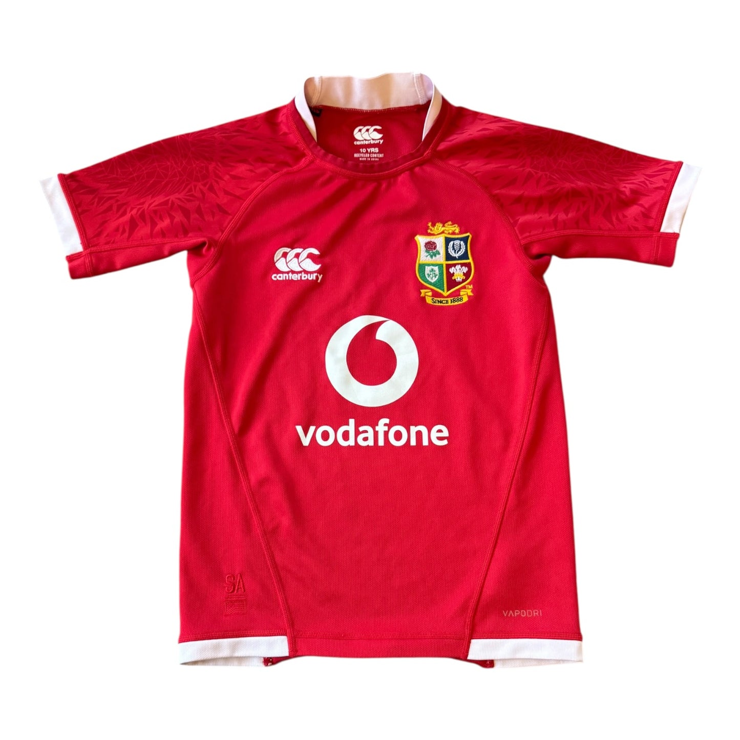 Aged 10 Canterbury Red Lions Rugby Shirt