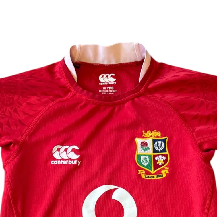 Aged 10 Canterbury Red Lions Rugby Shirt