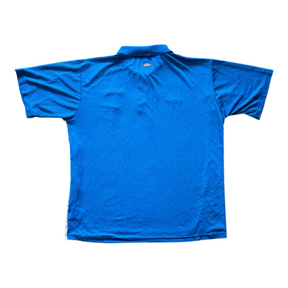 2006-07 Large Umbro Blue England Football Polo Shirt - Lots of pulls