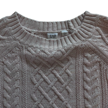 Woman's Small Gap Pink Cable Knit Jumper