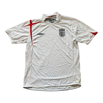2005-07 Extra large Umbro White England Football Shirt