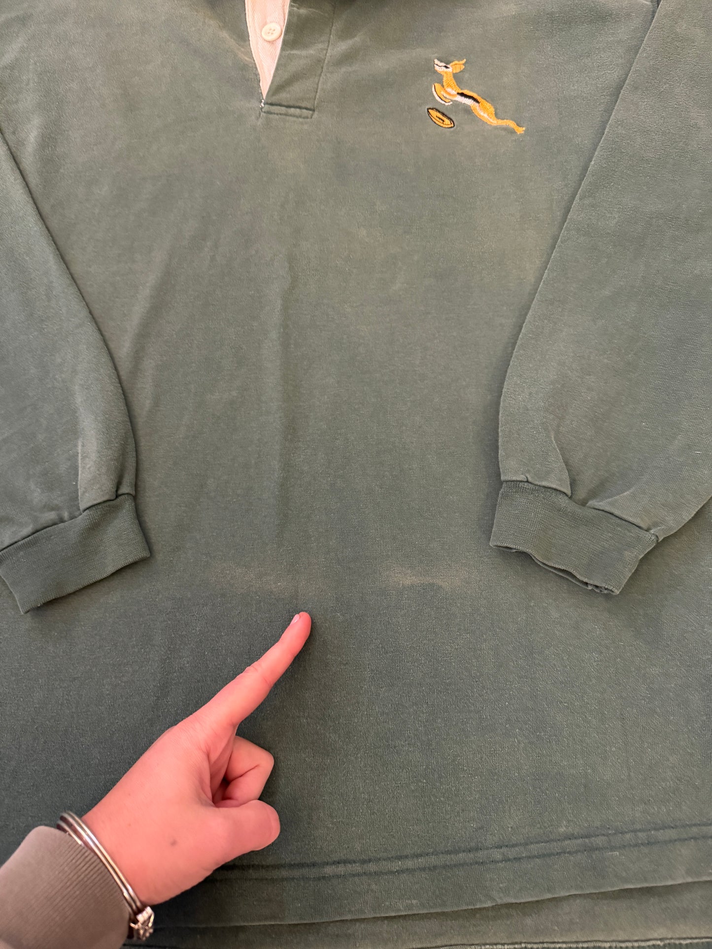 Extra large Green South Africa Springboks Rugby Shirt