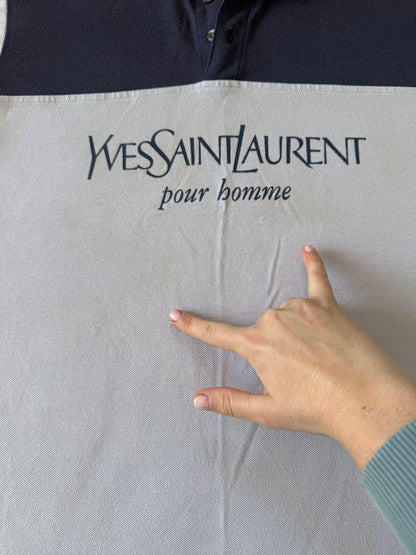 Large Yves Saint Laurent Light Pink Polo Shirt